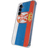 Serbia Flag Distressed Galaxy S24 Clear Case